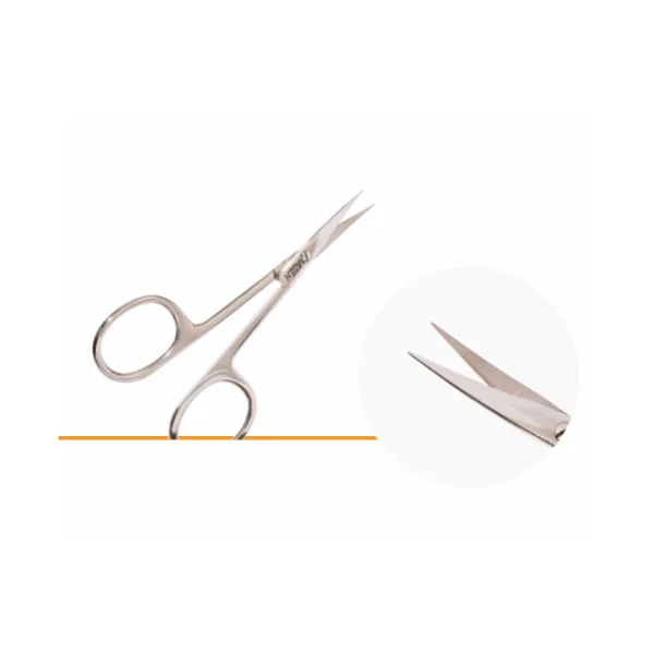 قیچی ابرو سرصاف حرفه ای نازک با کد ES-003