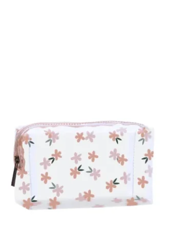 کیف آرایش طلقی طرح دار مستطیلی باکد CB010-5 برند vergen