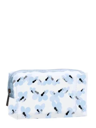 کیف آرایش طلقی طرح دار مستطیلی باکد CB010-9برند vergen