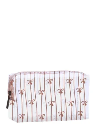 کیف آرایش طلقی طرح دار مستطیلی باکد CB010-10برند vergen