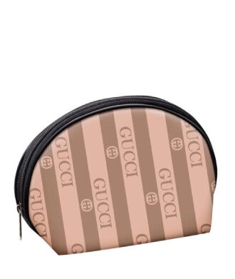 کیف آرایشی طلقی چاپی بیضی با کد CB007-8 برند vergen