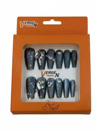 ناخن مصنوعی نگین دار 12 عددی با کد G116- 1برند vergen