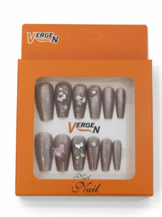 ناخن مصنوعی نگین دار 12 عددی با کد G116-11برند vergen