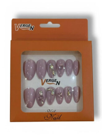 ناخن مصنوعی نگین دار 12 عددی با کد G117-10برند vergen