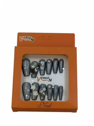 ناخن مصنوعی نگین دار 12 عددی با کد G116-10برند vergen