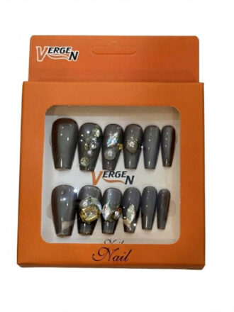 ناخن مصنوعی نگین دار 12 عددی با کد G116-3برند vergen