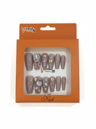 ناخن مصنوعی نگین دار 12 عددی با کد G116-9برند vergen
